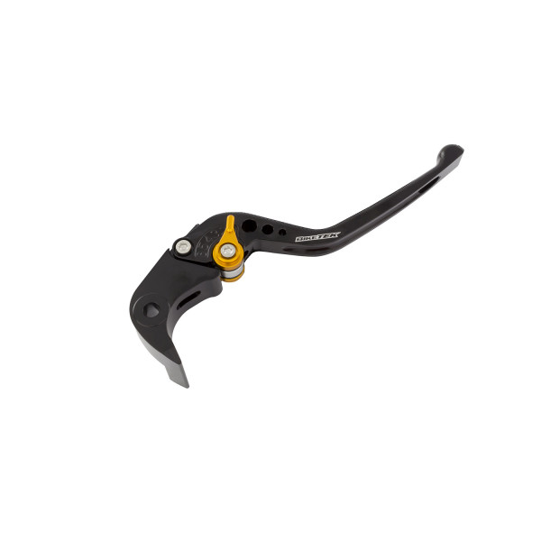 biketek Biketek adjustable cnc brake lever short  - black / gold adjuster - #b50s